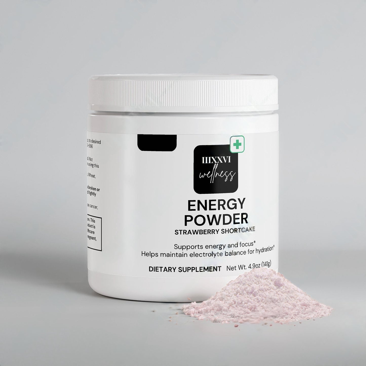IIIXXVI Wellness Energy Powder (Strawberry Shortcake)