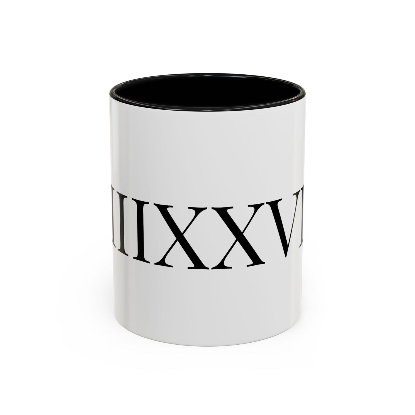 IIIXXVI WELLNESS Elegant Accent Coffee Mug with Roman Numerals - Perfect for Coffee Lovers & Gift Giving