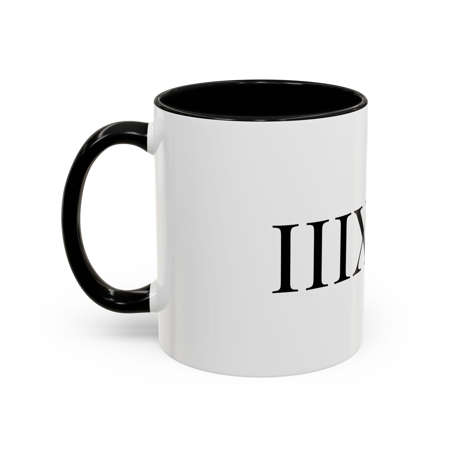 IIIXXVI WELLNESS Elegant Accent Coffee Mug with Roman Numerals - Perfect for Coffee Lovers & Gift Giving