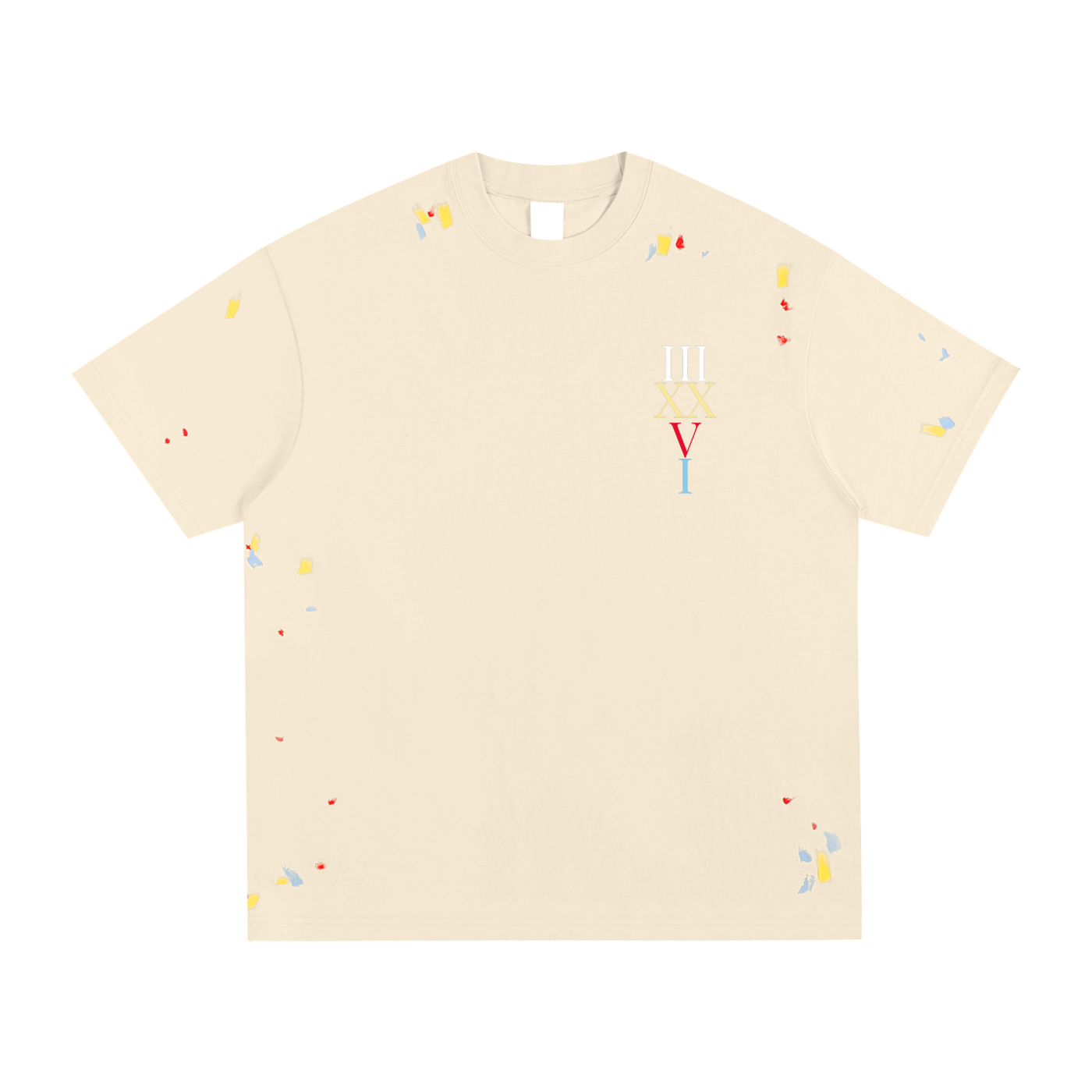IIIXXVI Paint Splatter T-Shirt