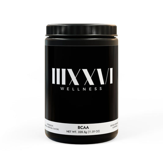 IIIXXVI WELLNESS BCAA Supplement, Watermelon (325g, 11.46oz, 45 servings)