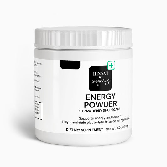 IIIXXVI Wellness Energy Powder (Strawberry Shortcake)