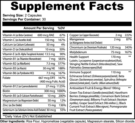 IIIXXVI Wellness Complete Multivitamin