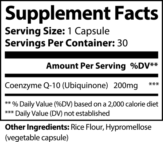 IIIXXVI Wellness CoQ10 Ubiquinone