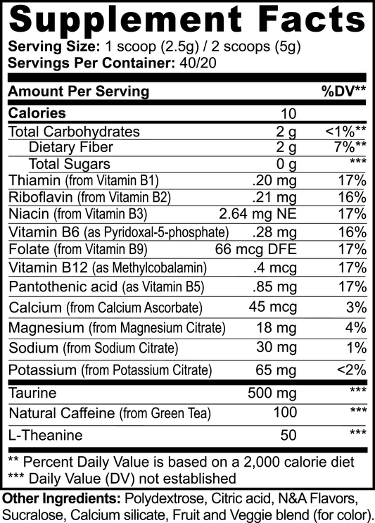 IIIXXVI Wellness Energy Powder (Strawberry Shortcake)