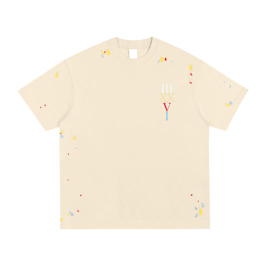 IIIXXVI Paint Splatter T-Shirt